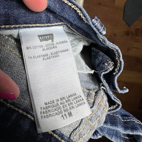 Levi's 524™ Superlow Bootcut Jeans - Size 11, Medium Wash, Comfortable Stretch - Picture 12 of 14